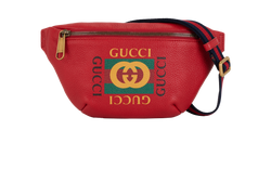 Belt Bag, Leather, Red, 527792, DB, 3*